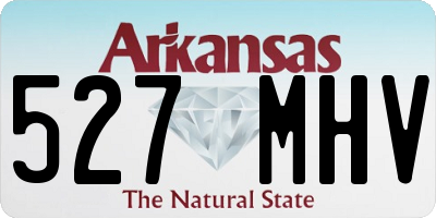 AR license plate 527MHV