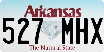 AR license plate 527MHX