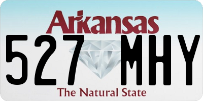 AR license plate 527MHY