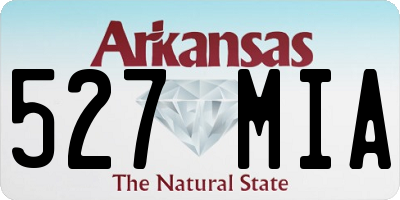 AR license plate 527MIA