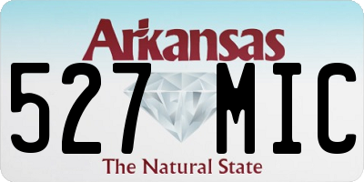 AR license plate 527MIC