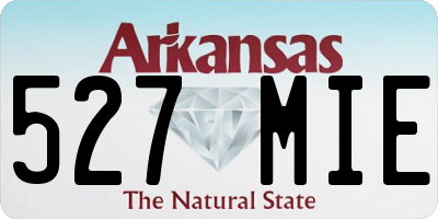 AR license plate 527MIE