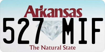 AR license plate 527MIF
