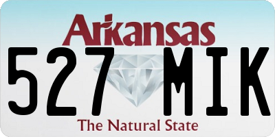 AR license plate 527MIK
