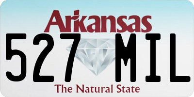 AR license plate 527MIL