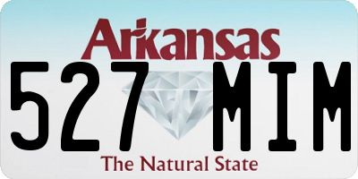 AR license plate 527MIM