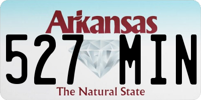 AR license plate 527MIN