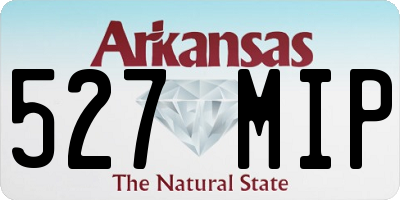 AR license plate 527MIP
