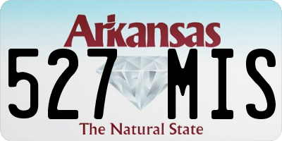 AR license plate 527MIS