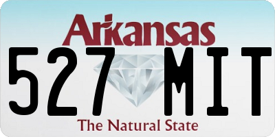 AR license plate 527MIT