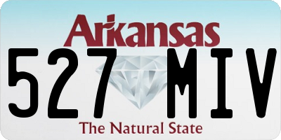 AR license plate 527MIV
