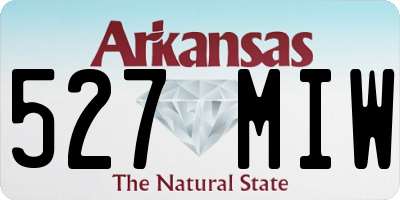 AR license plate 527MIW