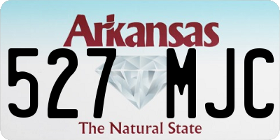 AR license plate 527MJC