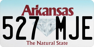 AR license plate 527MJE