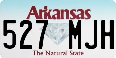 AR license plate 527MJH