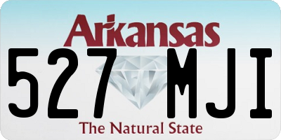 AR license plate 527MJI