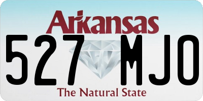 AR license plate 527MJO