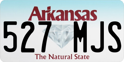AR license plate 527MJS
