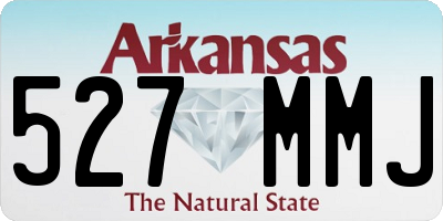 AR license plate 527MMJ