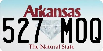AR license plate 527MOQ