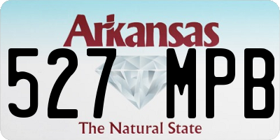 AR license plate 527MPB