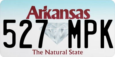 AR license plate 527MPK