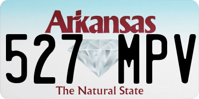 AR license plate 527MPV