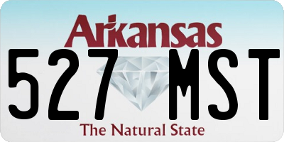 AR license plate 527MST