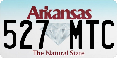 AR license plate 527MTC