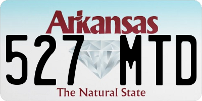 AR license plate 527MTD