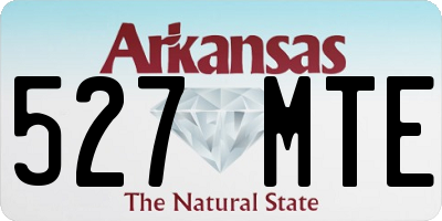 AR license plate 527MTE