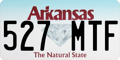 AR license plate 527MTF