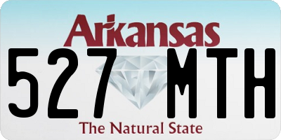 AR license plate 527MTH