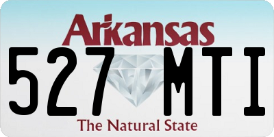 AR license plate 527MTI