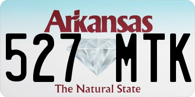 AR license plate 527MTK