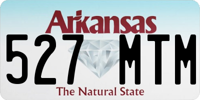 AR license plate 527MTM