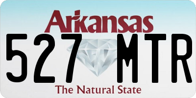 AR license plate 527MTR