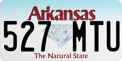 AR license plate 527MTU