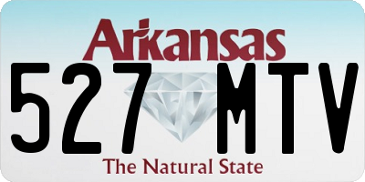 AR license plate 527MTV