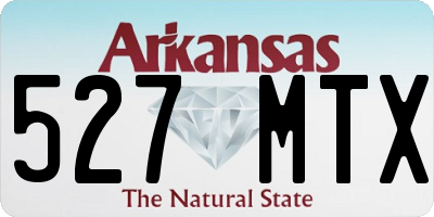 AR license plate 527MTX