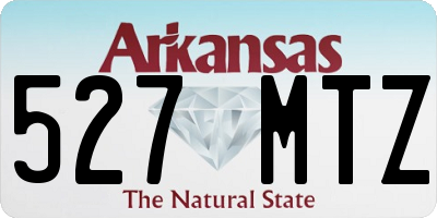 AR license plate 527MTZ