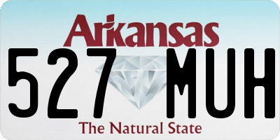 AR license plate 527MUH