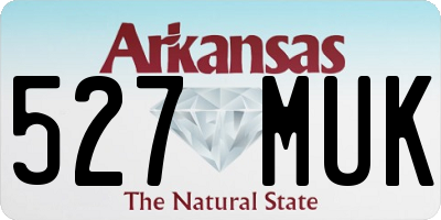 AR license plate 527MUK