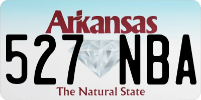 AR license plate 527NBA