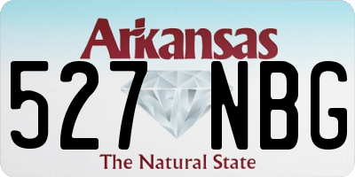 AR license plate 527NBG