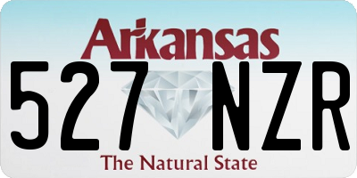 AR license plate 527NZR