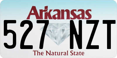 AR license plate 527NZT