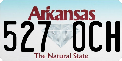 AR license plate 527OCH