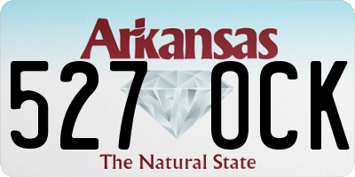 AR license plate 527OCK