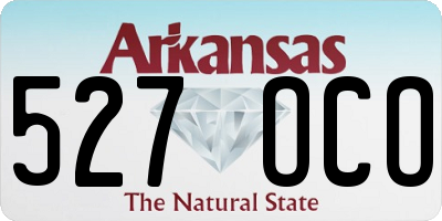 AR license plate 527OCO